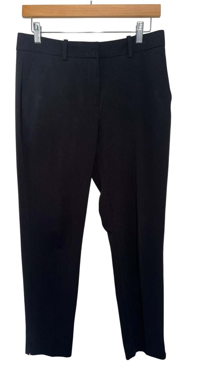 Mango Basics Black Pants Slacks Women's 4 Straight Leg Career Work Professional